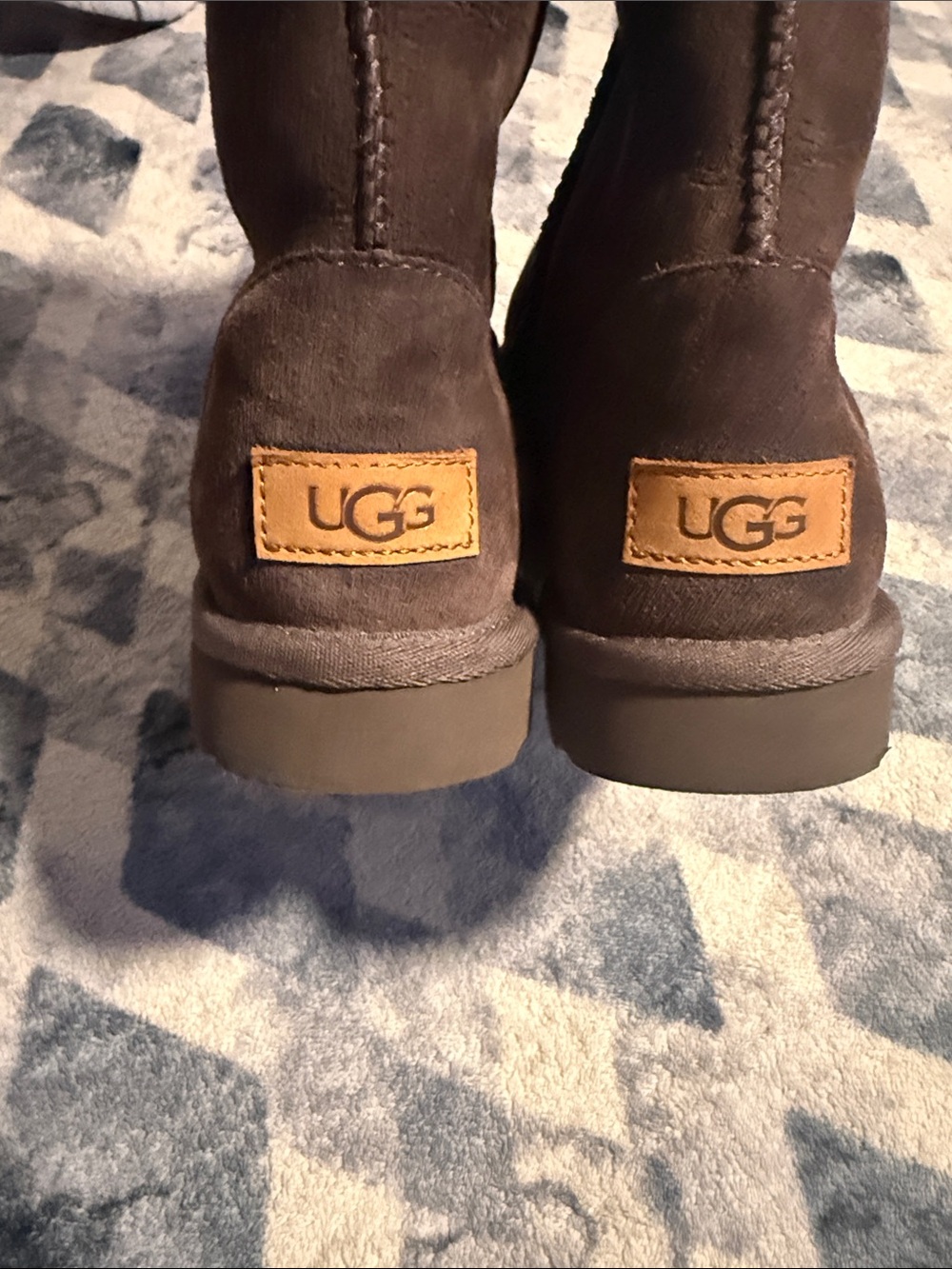 UGG Women's Tall Brown Suede Winter Boots